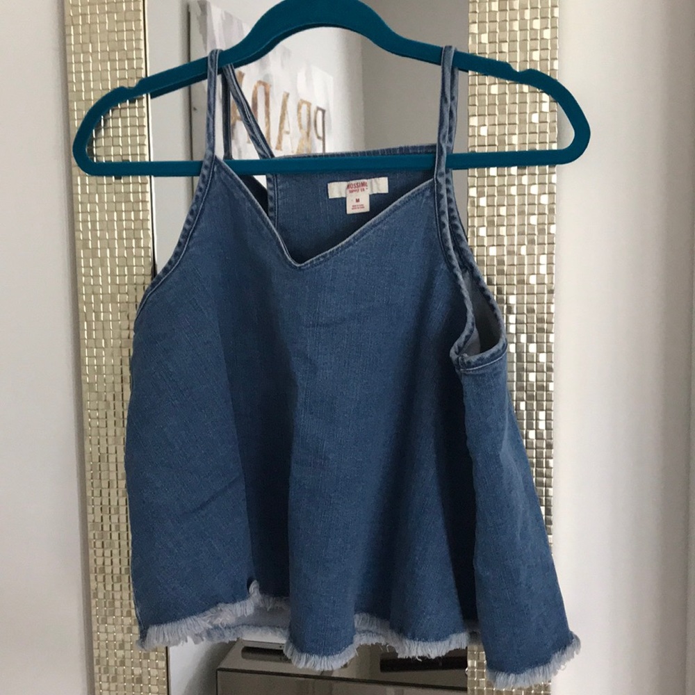 Denim Tank Top - Frayed